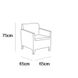 Комплект пластиковой садовой мебели Keter Orlando Set 3 Seater Sofa Set 226525 капучино