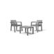 Комплект садовой мебели Keter Emily Balcony Set 247064 серый