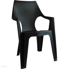 Садовий стілець пластиковий  Keter Dante High Back 207061 графіт
