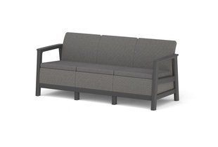 Диван для саду та тераси Keter Scandi Linea 3 Seater Sofa 270927 графіт/сірий