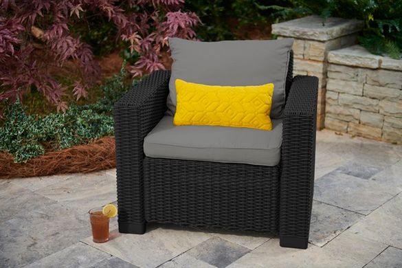 Комплект садових крісел Keter California Chair (2x) 252902 графіт