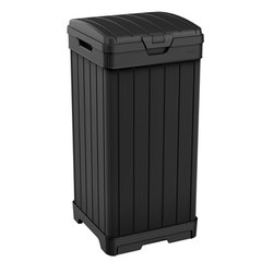 Вместительный контейнер для мусора Keter Baltimore Waste Bin 125L 236997 черный