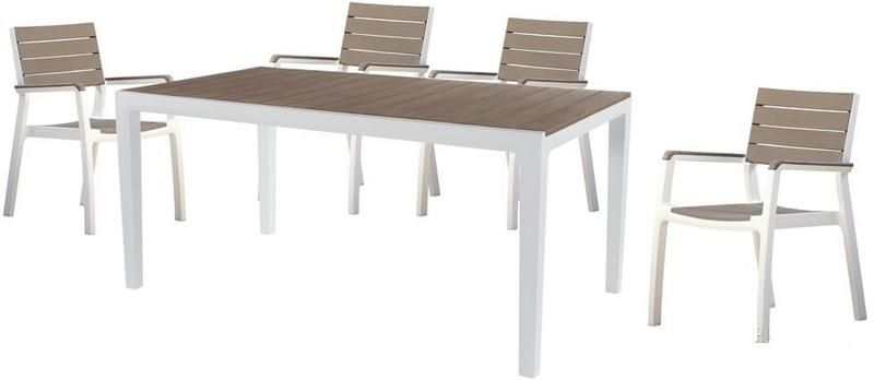 Стіл для саду Keter Harmony Table 230684 білий/капучино