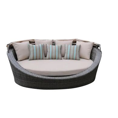 Шезлонг диван з плетеного штучного ротангу для відпочинку Velka Supremo з подушками AC-1534-52