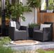 Кресла для сада и террасы Keter Claire Duo O 252978 графит
