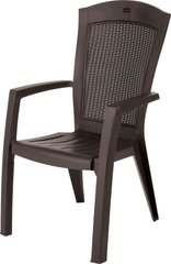 Садовый стул Minnesota Keter 209239 из пластика для улицы коричневый