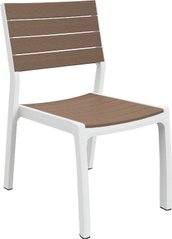 Садовый стул KETER HARMONY 230685 белый/капучино пластиковый для сада