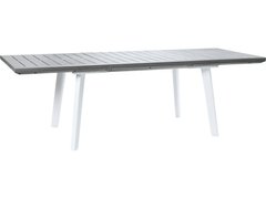 Стол обеденный уличный для терассы 236055 HARMONY EXTENDABLE бело - серый