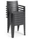 Садовый пласиковый стул Keter Julie Dining Chair 246188 графит