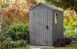 Садовый пластиковый домик Keter Darwin 4 x 6 (126см х 185см) 249350 серый