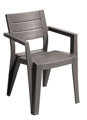 Садовий пластиковий стілець Julie Dining Chair 247106 капучино