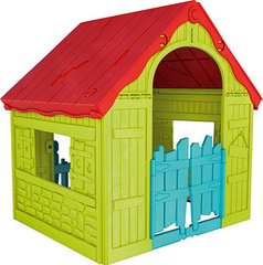 Детский игровой уличный домик Keter Foldable Play House 228445 светло зеленый