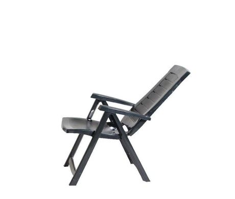 Садовий пластиковий стілець Keter Aruba 221068 графіт