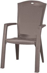 Садовий стілець Keter Minnesota 209720 із пластику для вулиці капучино