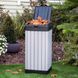 Вместительный контейнер для мусора Keter Rockford 125L 236996 серый