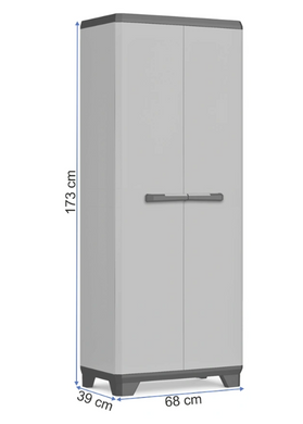 Многофункциональный шкаф пластиковый Keter/Kis Planet Alto 246637 серый