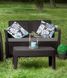 Комплект пластикових садових меблів Keter Tarifa 228168 коричневий