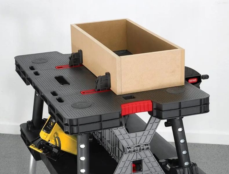 Верстак-стіл переносний Keter Folding Work Table Pro 237005 плюс 2 ...