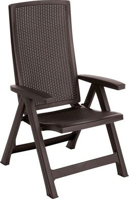 Пластикові стільці Keter Montreal 228103 коричневі (ціна за 2шт. в уп.)