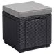 Пуф Куб із подушкою Keter Cube With Cushion 213785 графіт