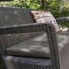 Комплект пластиковой садовой мебели Keter Tarifa Set 233195 (двухместный диван + столик+ 2 кресла) серый