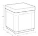 Пуф Куб с подушкой Keter Cube With Cushion Brown 209435 коричневый