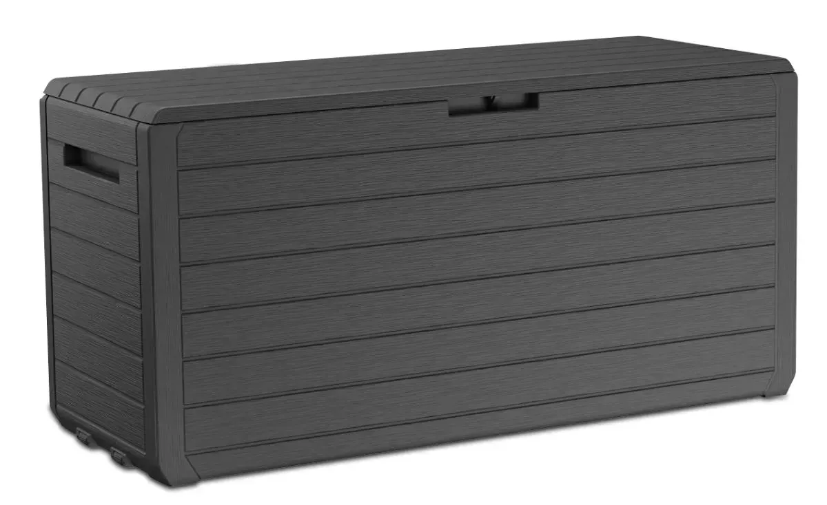 Keter Atlas 270L графіт — садова пластикова скриня для зберігання