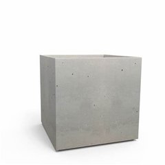 Горшок для цветов пластиковый Keter Beton Cube 15 см 248611 серый