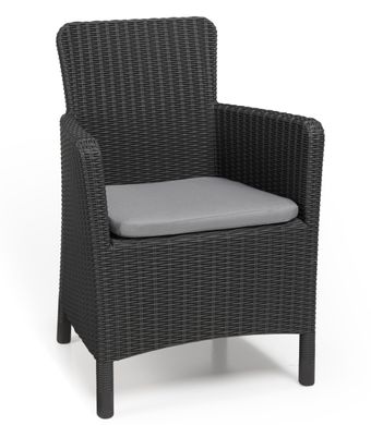 Садовое пластиковое кресло для сада Keter Trenton 253363 коричневый