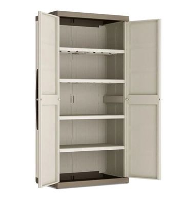 Многофункциональный шкаф пластиковый Keter/Kis Armadio Alto XL Excellence высокая 241051 бежевый