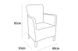 Садовое пластиковое кресло для сада Keter Trenton 253363 коричневый