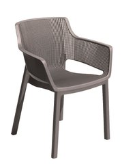 Cадовый стул пластиковый для сада Keter Elisa 247100 капучино