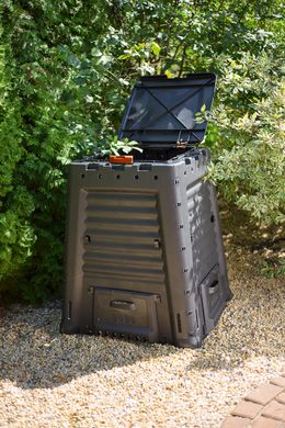 Компостер садовый Keter Mega composter 650L черный 231598 контейнер для компоста без дна