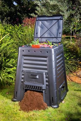 Компостер садовий Keter Mega composter 650L чорний 231598 контейнер для компосту без дна