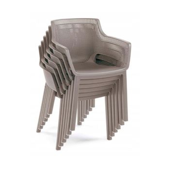 Садовий пластиковий стілець Keter Eva 247232 капучино