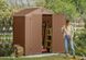 Садовый пластиковый домик Keter Darwin 6x4 (190см х121см) 249364 коричневый