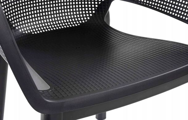 Садовий пластиковий стілець Keter Eva 247234 графіт