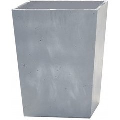 Горшок для цветов пластиковый Keter Beton Conic High 40 см 242839 серый