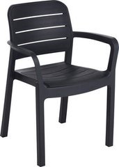Садовый стул KETER Tisara 221209 графит пластиковый для сада