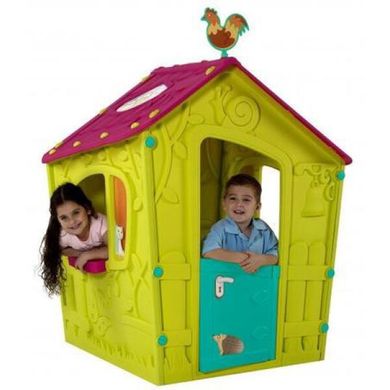 Детский игровой уличный домик Keter Magic Playhouse 231596 светло - зеленый