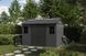 Садовый пластиковый домик Keter Newton Plus 11 x 7,5 (230см х 350см) серый 259110