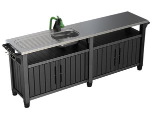 Садовий стіл для барбекю Keter Unity Chef 415 L 249459 графіт