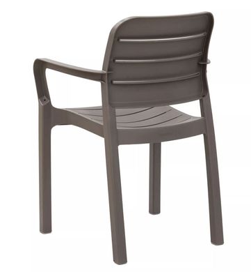 Садовий стілець пластиковий для саду Keter Tisara 221208 капучино