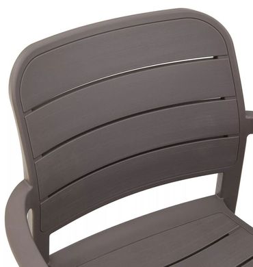 Садовый стул пластиковый для сада Keter Tisara 221208 капучино