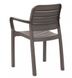 Садовый стул пластиковый для сада Keter Tisara 221208 капучино