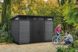 Садовий пластиковий будиночок Keter Cortina 11×7 (342см х216см) 259113 темно-сірий