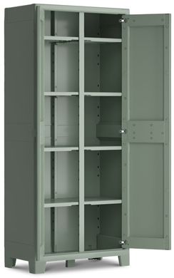 Багатофункціональна шафа пластикова Keter/Kis Planet Outdoor Multispace Cabinet висока 250145 зелена