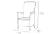 Садове пластикове розкладне крісло для саду Keter Vermont 238452 графіт