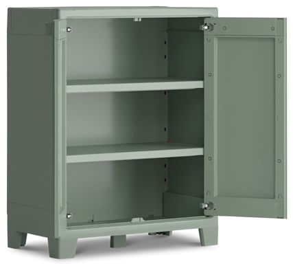 Многофункциональный шкаф пластиковый Keter/Kis Planet Outdoor Lov Cabinet низкий 003541 зеленый