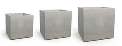 Горшок Keter Beton Cube 248610 серый